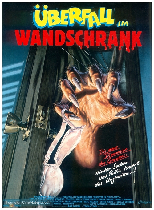 Monster in the Closet - German Movie Poster