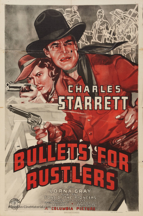 Bullets for Rustlers - Movie Poster