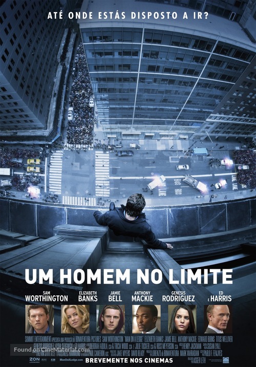 Man on a Ledge - Portuguese Movie Poster