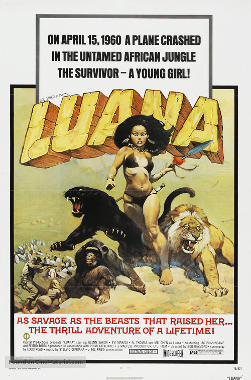 Luana la figlia delle foresta vergine - Movie Poster