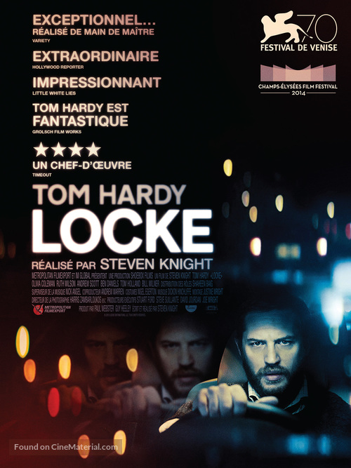 Locke - French Movie Poster