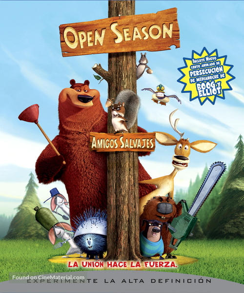 Open Season - Argentinian Blu-Ray movie cover