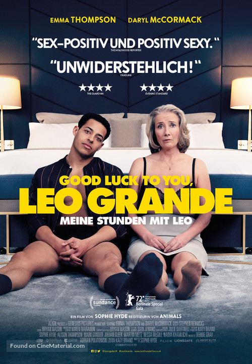 Good Luck to You, Leo Grande - Swiss Movie Poster