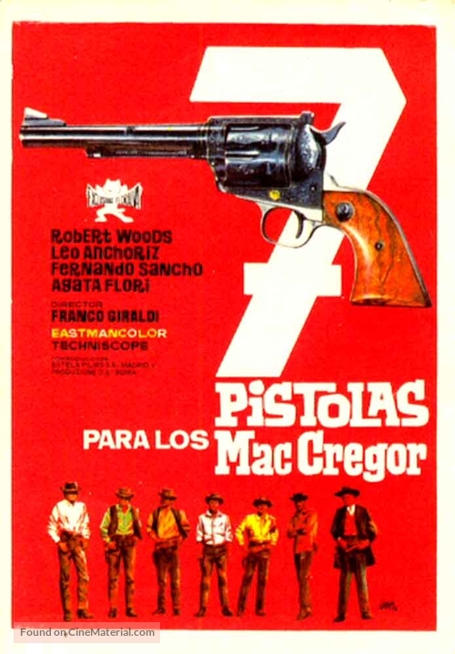 Sette pistole per i MacGregor - Spanish Movie Poster