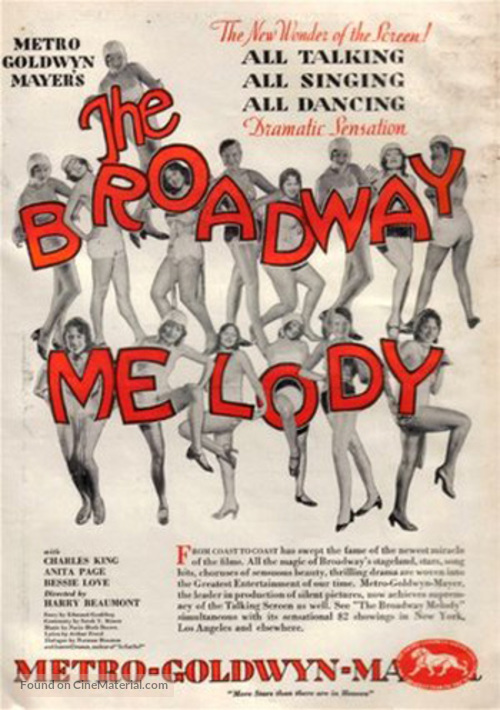 The Broadway Melody - Movie Poster