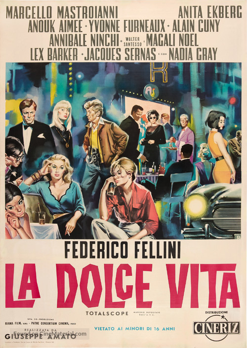 La dolce vita - Italian Movie Poster