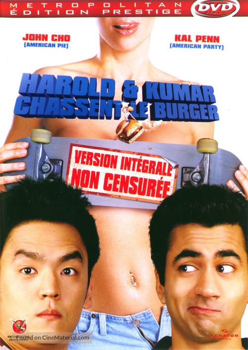 Harold &amp; Kumar Go to White Castle - French DVD movie cover