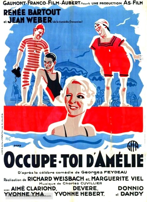 Occupe-toi d&#039;Am&eacute;lie - French Movie Poster