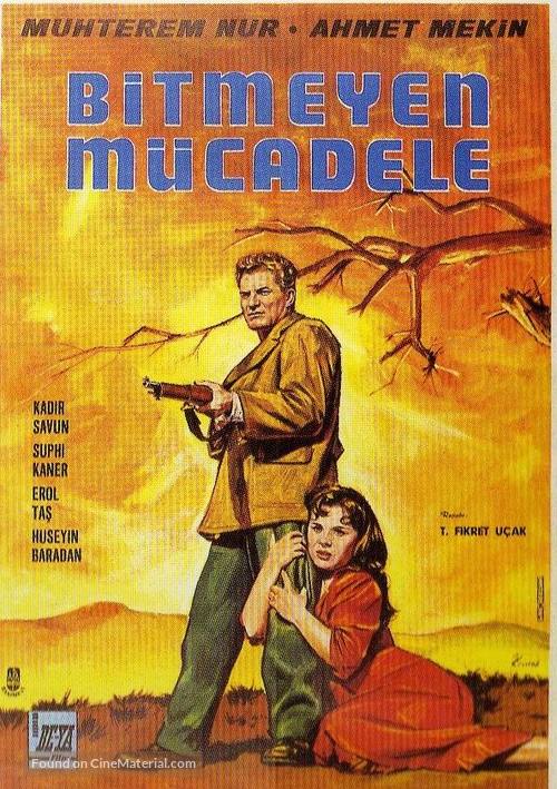 Bitmeyen m&uuml;cadele - Turkish Movie Poster