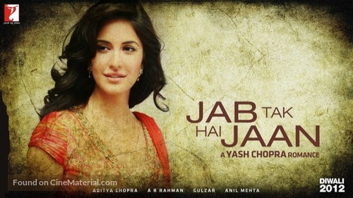 Jab Tak Hai Jaan - Indian Movie Poster