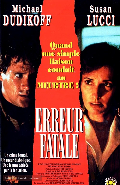 The Woman Who Sinned - French VHS movie cover