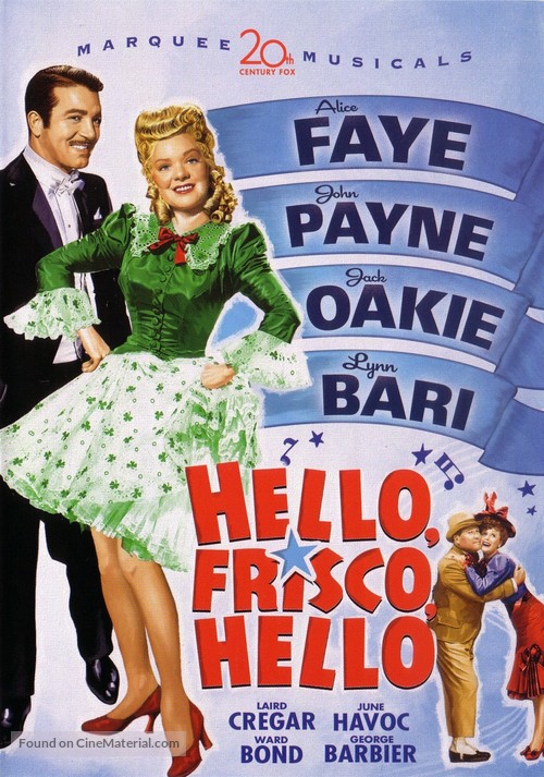 Hello Frisco, Hello - DVD movie cover