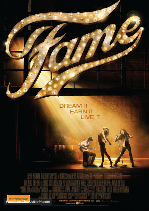 Fame - Australian Movie Poster