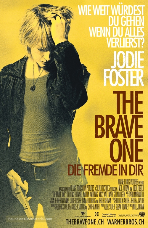 The Brave One - Swiss Movie Poster