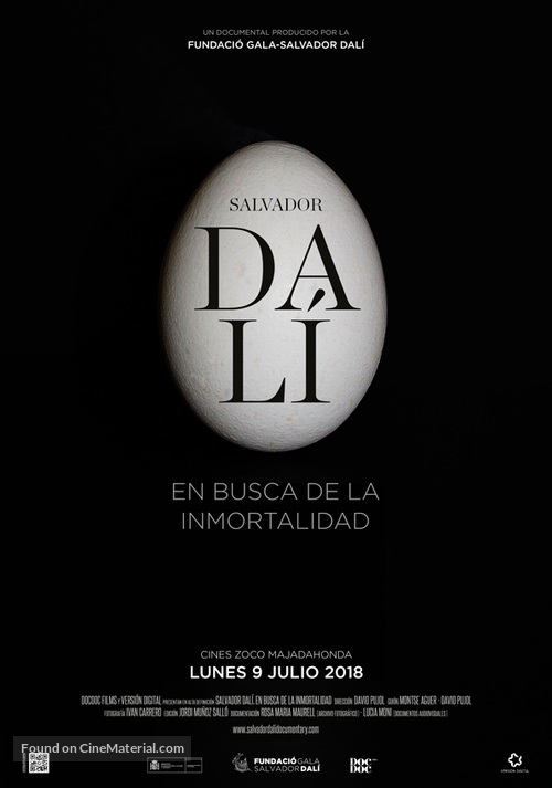 Salvador Dal&iacute;: In Search of Immortality - Spanish Movie Poster