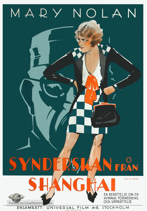 Shanghai Lady - Swedish Movie Poster
