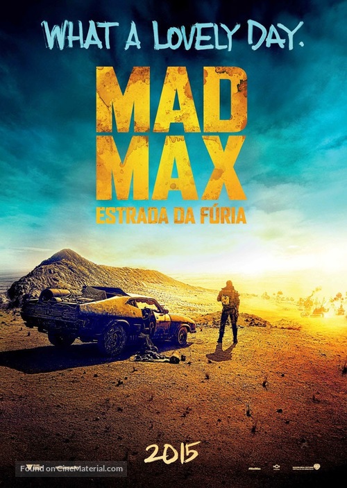 Mad Max: Fury Road - Portuguese Movie Poster