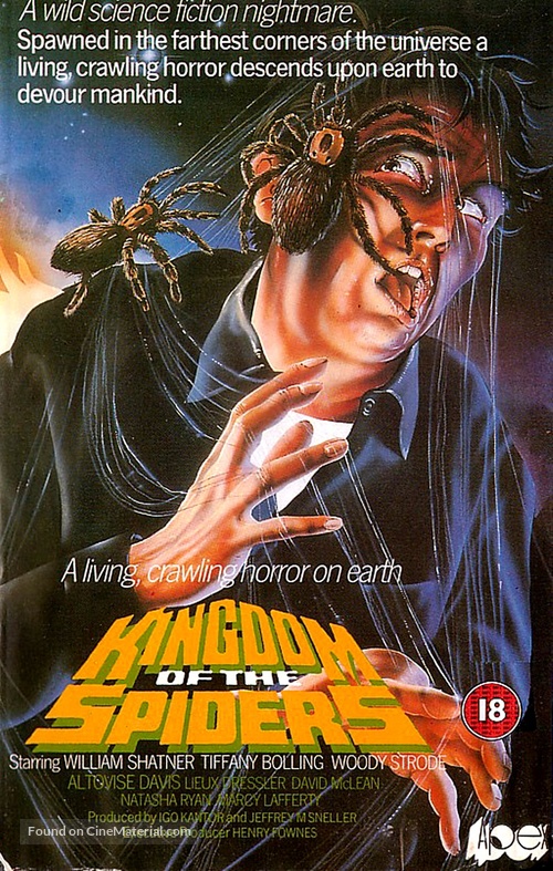 Kingdom of the Spiders - British VHS movie cover