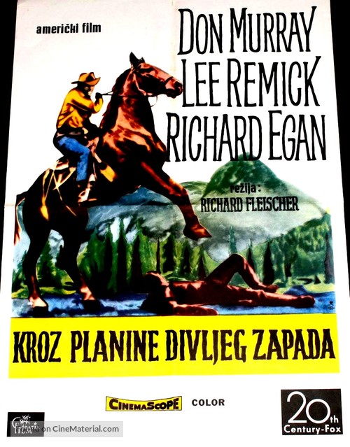 These Thousand Hills - Yugoslav Movie Poster
