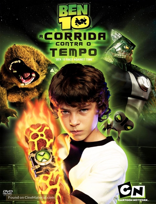 Ben 10: Race Against Time - Brazilian DVD movie cover