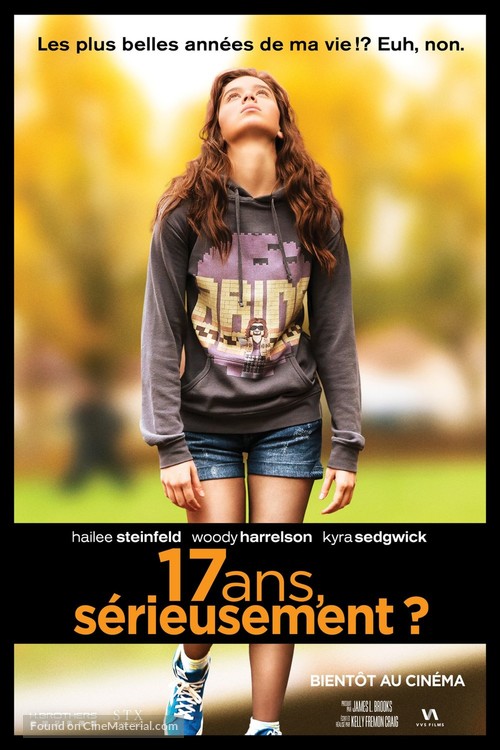 The Edge of Seventeen - Canadian Movie Poster