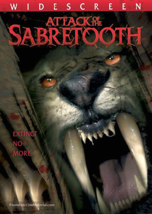 Attack of the Sabretooth - DVD movie cover