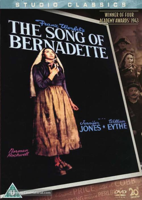 The Song of Bernadette - British Movie Cover