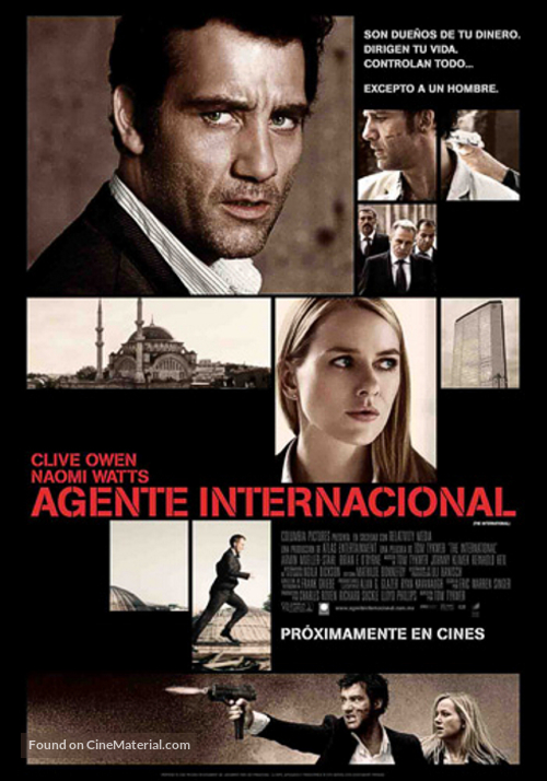 The International - Argentinian Movie Poster