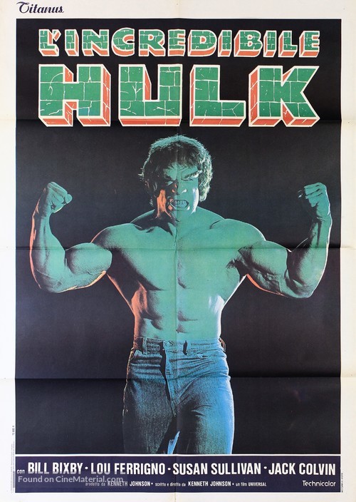 &quot;The Incredible Hulk&quot; - Italian Movie Poster
