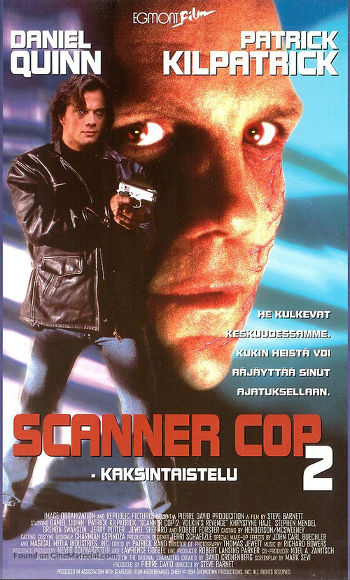 Scanner Cop II - Finnish VHS movie cover