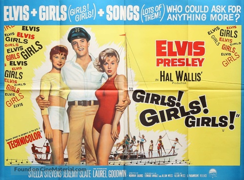 Girls! Girls! Girls! - British Movie Poster