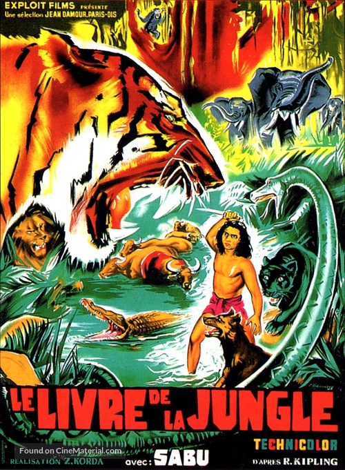 Jungle Book - French Movie Poster