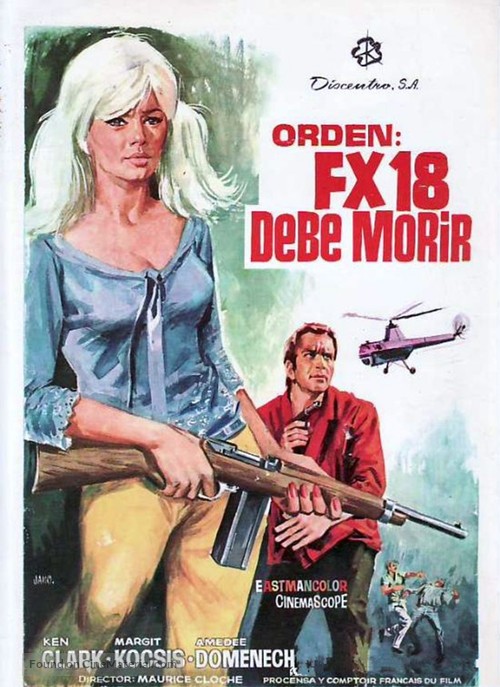 Agent secret FX 18 - Spanish Movie Poster