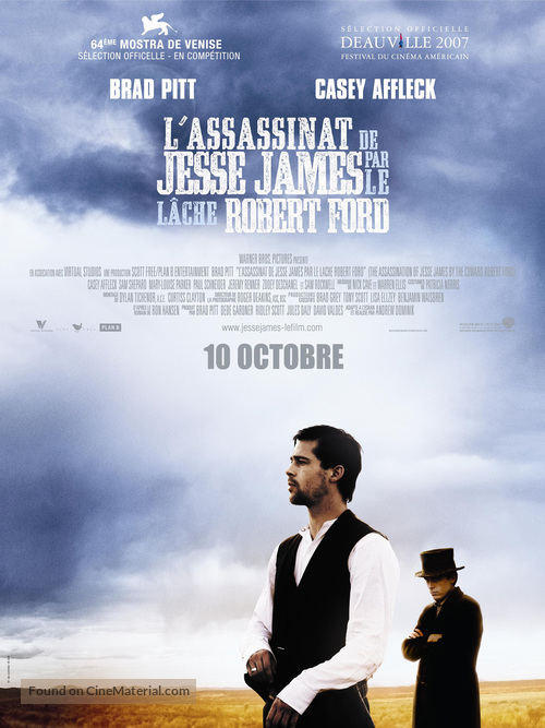 The Assassination of Jesse James by the Coward Robert Ford - French Movie Poster