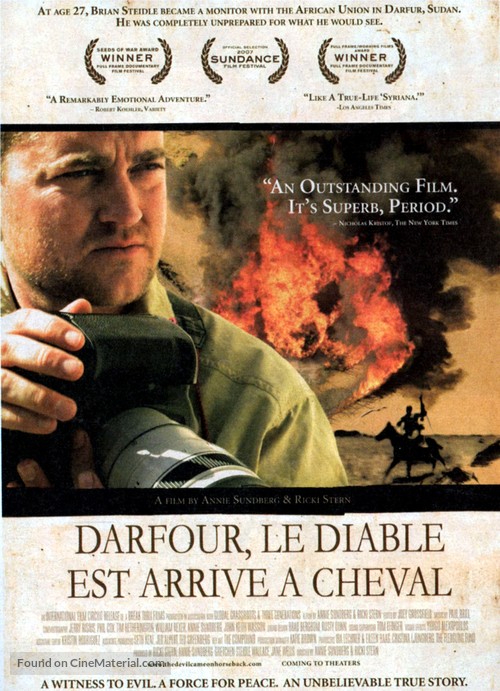 The Devil Came on Horseback - French Movie Poster