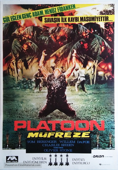 Platoon - Turkish Movie Poster