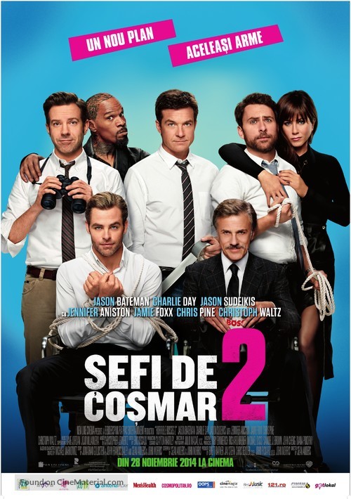 Horrible Bosses 2 - Romanian Movie Poster