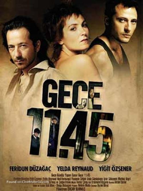 Gece 11:45 - Turkish poster