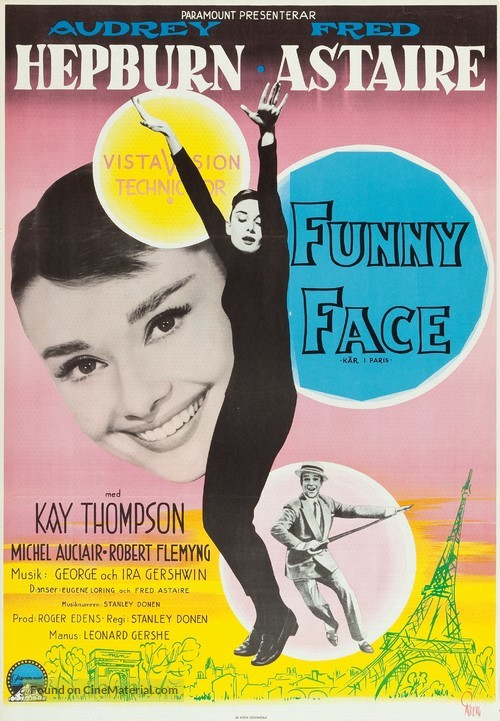 Funny Face - Swedish Movie Poster