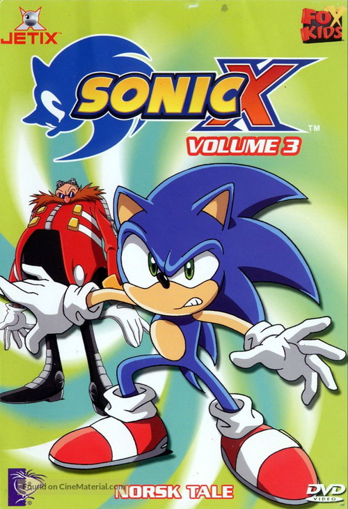 &quot;Sonic X&quot; - Norwegian Movie Cover