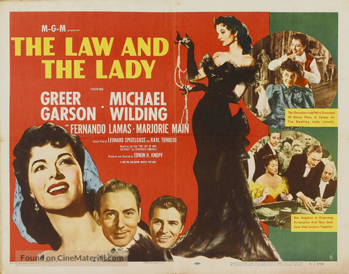 The Law and the Lady - Movie Poster