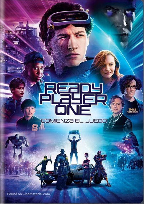 Ready Player One - Spanish DVD movie cover