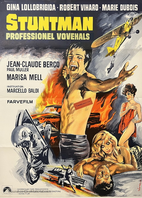 Stuntman - Danish Movie Poster