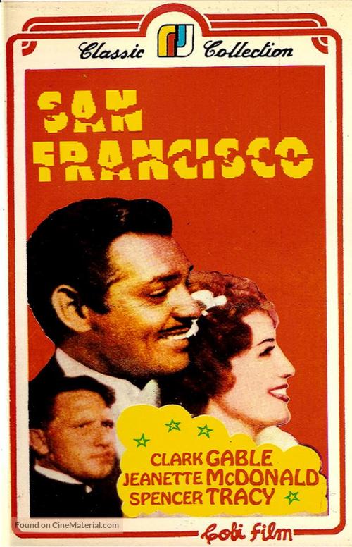 San Francisco - Argentinian VHS movie cover