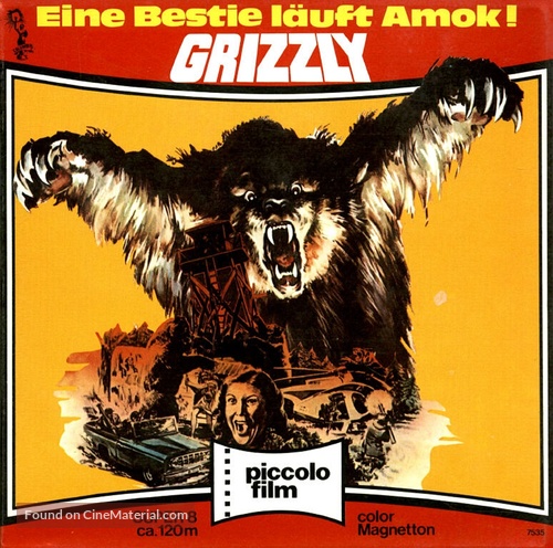 Grizzly - German Movie Cover