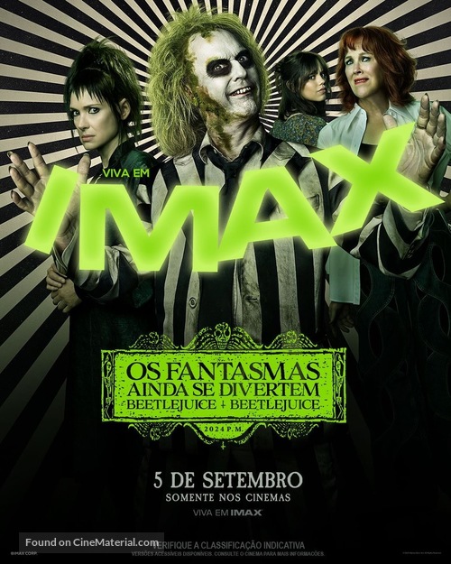 Beetlejuice Beetlejuice - Brazilian Movie Poster