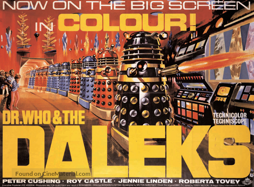 Dr. Who and the Daleks - British Movie Poster