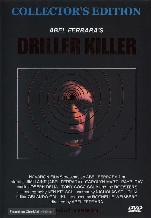 The Driller Killer - DVD movie cover