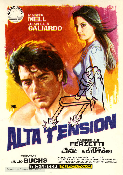 Alta tensi&oacute;n - Spanish Movie Poster