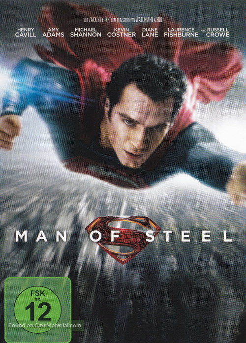 Man of Steel - German DVD movie cover